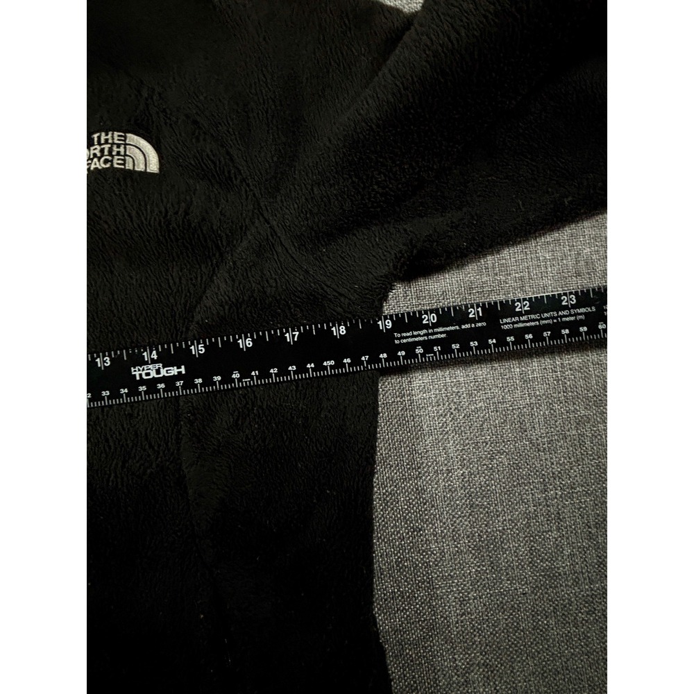 North Face Jacket Osito Fleece Women Small Black Full Zip Soft Warm Layer - Picture 7 of 11